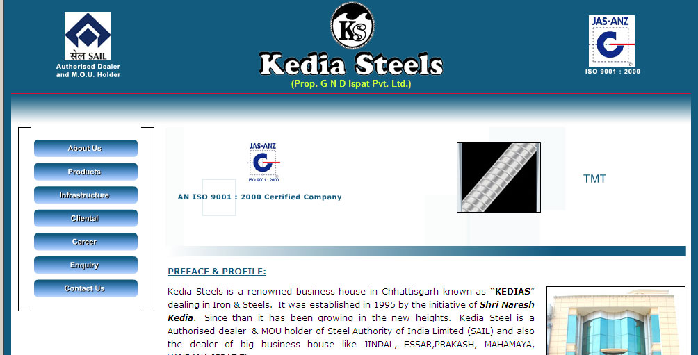 Kedia Steels 